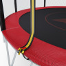 Батут с сеткой DFC PELPO 12ft с лестницей, RED