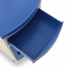 Тумбочка прикроватная Мед-Мос BLZ-016 ПТ-003Д из пластика цвет синий