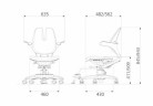 Ортопедическое кресло детское Duorest Duokids Rabbit RA-070SDSF, Цвет: розовый